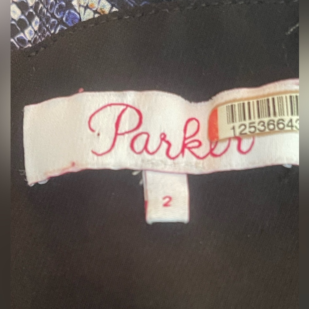 Parker Snake Print Delia Dress with Flutter Sleeves - Picture 7 of 9